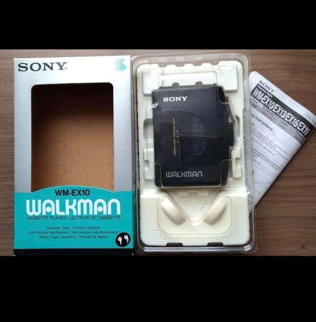 Vintage Sony WM-EX10 Walkman Portable Cassette Player w/ Box Working Japan F/S