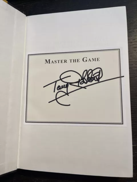 Money: Master the Game - Tony Robbins - Flat Signed Hardcover w/DJ 2014