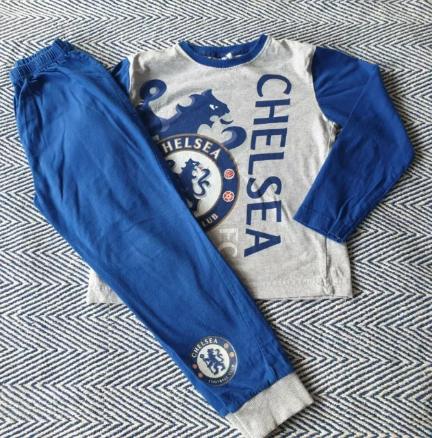 Boys Matalan Chelsea Football Team Pyjamas Set Size Age 7 Years