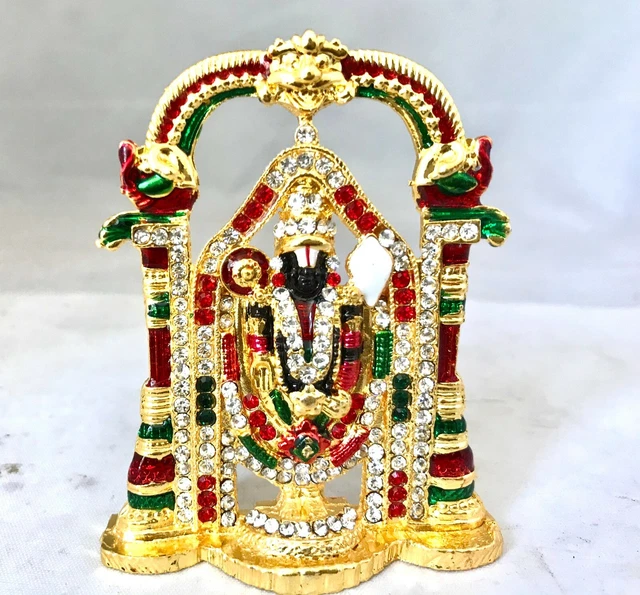 LORD VENKATESWARA VISHNU Tirupati Balaji Venkat Deity Metal Statue