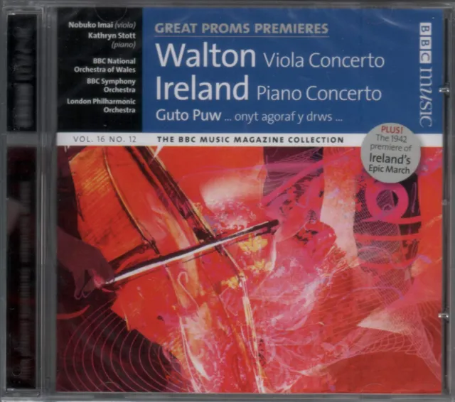 Walton: Viola Concerto Imai / Ireland Piano Concerto Kathryn Stott Bbc Cd (2008)