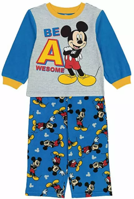 Mickey Mouse Toddler Boys 2pc Pajama Pant Set Size 2T 3T 4T $36