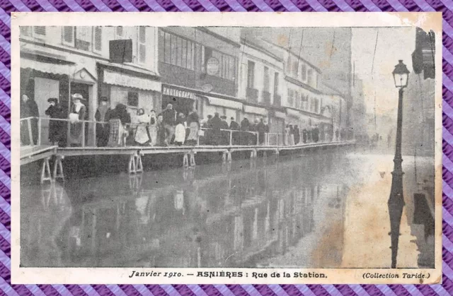 Tarjeta Postal - Enero 1910 - Dubai : Calle de La Estación