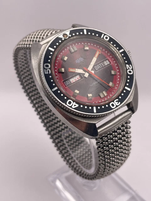 Montre Automatique Alihor Occasion - Fonctionne, Avec Date, Pour Homme