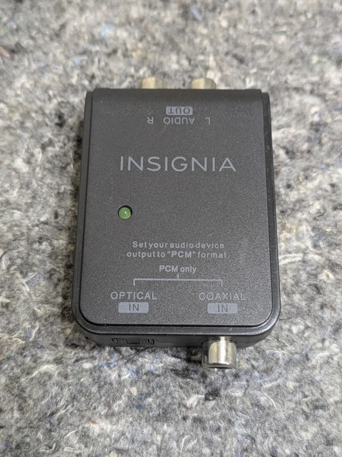 INSIGNIA NS-HZ313 OPTICAL/COAX Digital-to-Analog Audio Converter £9.09 ...