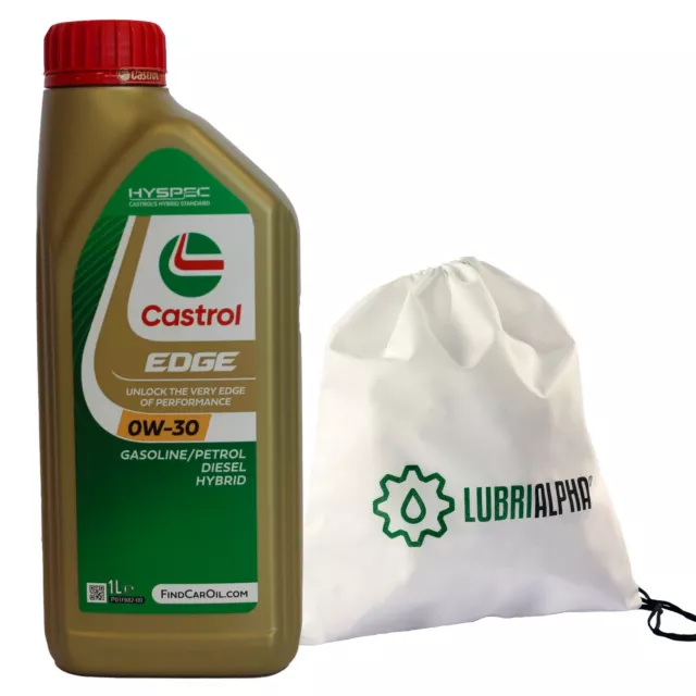 Olio motore 0w30 auto benzina diesel Castrol Edge 0w30 - 4lt