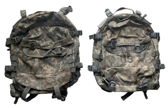 Us Army Surplus Acu Assault Pack 30L 3 Day Molle Ii Backpack With Stiffner Nice 2