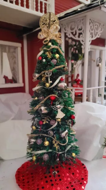 Dollhouse Miniature Artisan Christmas Tree