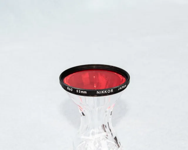 52MM NIKON Nikkor Red R60 Color Filter - Excellent