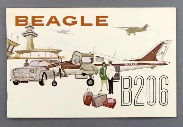 Beagle B206 Manufacturers Sales Brochure Cutaway Vintage