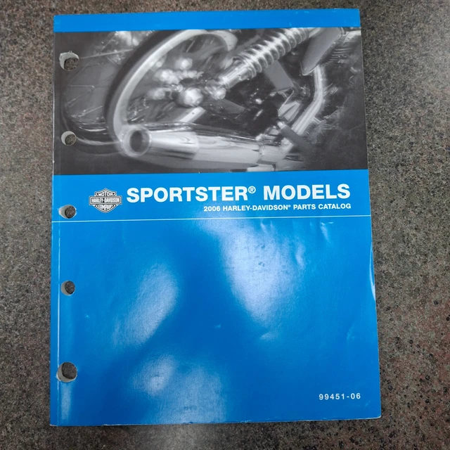 OEM GENUINE HARLEYDAVIDSON Parts Catalog all 2006 Sportster Models