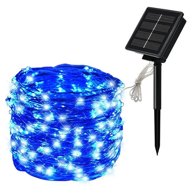 LED Solar String Light Copper Wire Outdoor Garden Decor Party Lights Waterproof