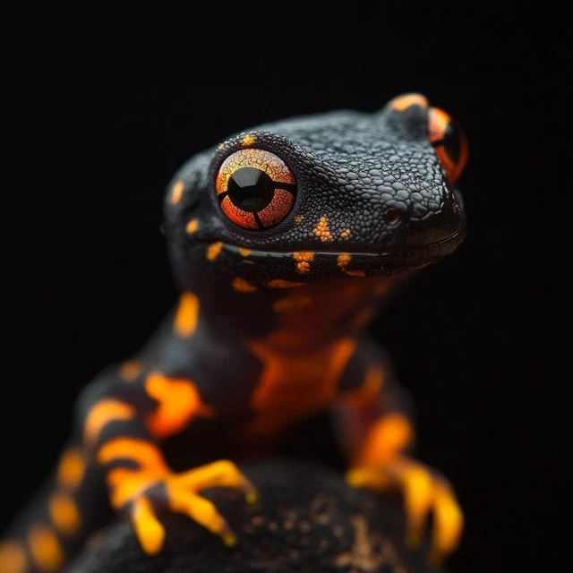 Autocollant 3D Chromé Salamandre/Gecko 'Ile De La Réunion' - Décor Métallique