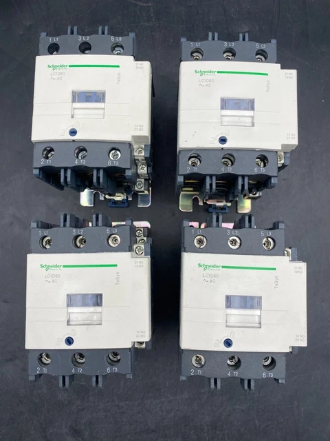 4 x contattore Schneider Electric LC1 D40B LC1D80