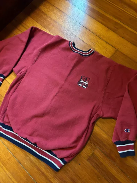 VINTAGE 90S CHAMPION Reverse Weave Harvard Crewneck XL Sweatshirt ...