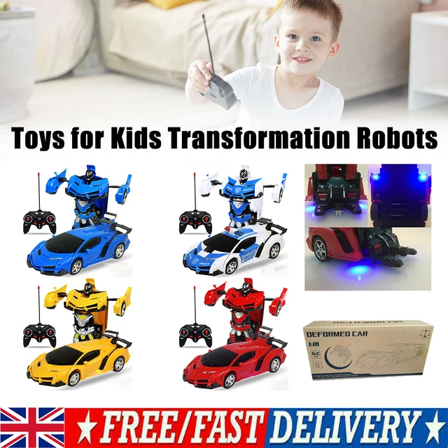 TRANSFORMER RC ROBOT Car Remote Control Kids Boys Fun Toys 2.4Ghz 360