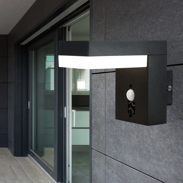 Lampe Extérieure Avec Détecteur De Mouvement 8.5W 700 Lumens - Applique Murale étanche IP44