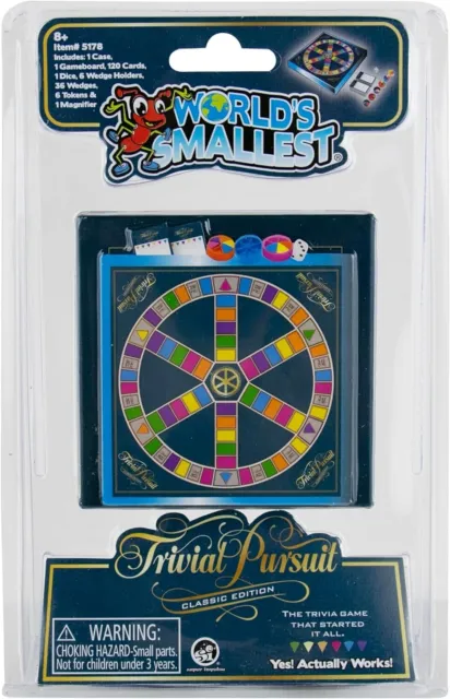 NEW - The Worlds Smallest Trivial Pursuit Game