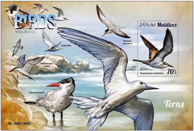 Malediven 2015 MNH Birds of the Indian Ocean - Birds of Prey Official issues