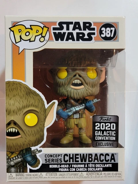 Star Wars Concept Serie Chewbecca Pop! Vinile Figura #387 Funko Galattico