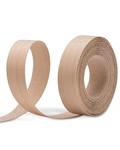 FAKILO Maple Edge Banding 3/4” X 10' Roll Real Maple Wood Veneer Edging Flexi...