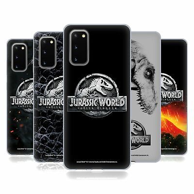 Official Jurassic World Fallen Kingdom Logo Soft Gel Case For Samsung Phones 1