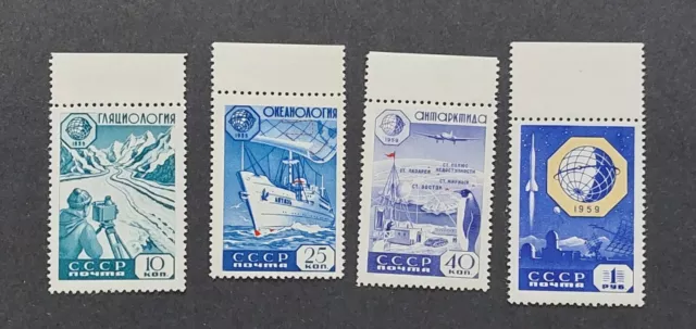 Russia (Sowjetunion) 1959 Mi. 2259,2260,2261,2277 ** MNH postfrisch