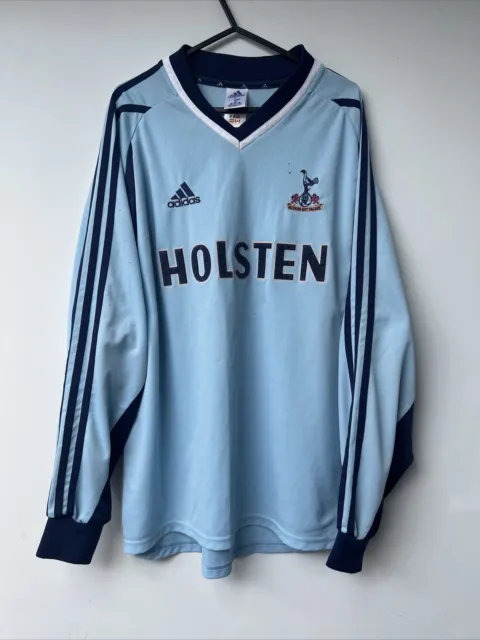 Tottenham Hotspur 2001/02 Away Football Shirt Adidas Mens Large Vintage