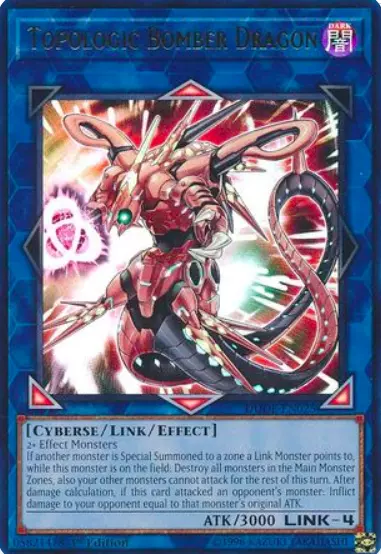 1X NM Topologic Bomber Dragon - DUDE-EN025 - Ultra Rare 1st Edition yugioh