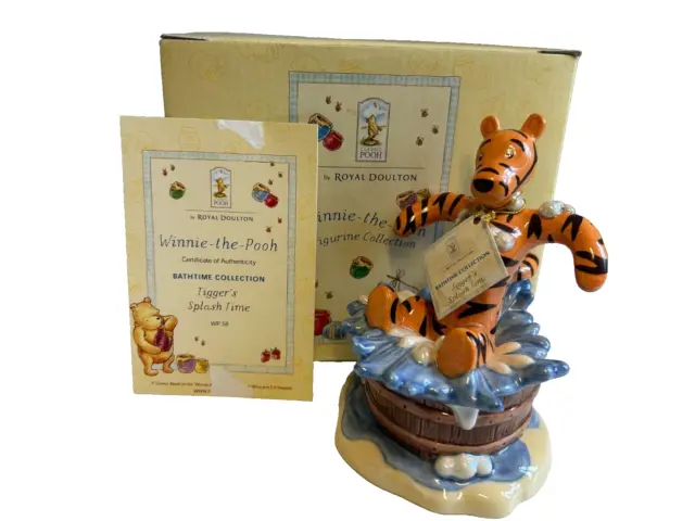 Royal Doulton Winnie The Pooh Figur WP58 Tiggers Splash Time