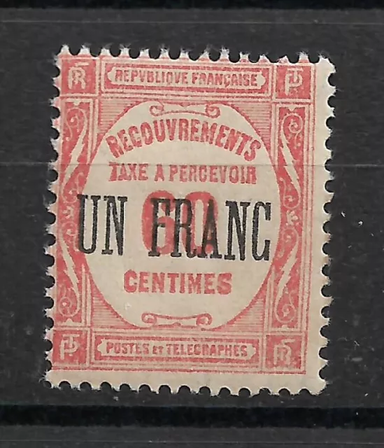 Lot 011   P     France  Neuf ** ++++++++ Taxe N° 63 ++++ Cote 85€ +++++++++++ 1€