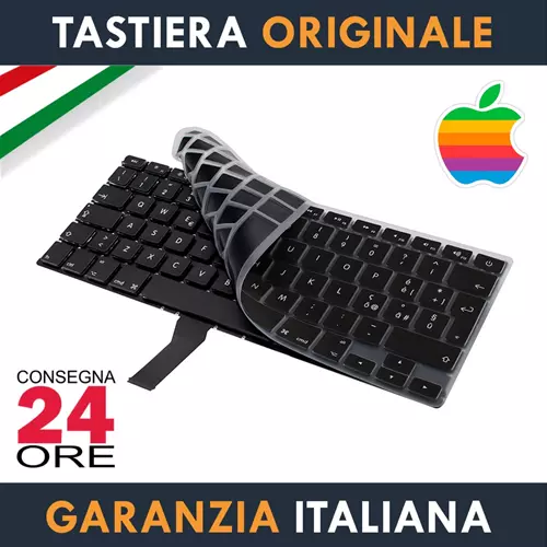 Tastiera Originale Apple MacBook Air 13" Pollici A1369 e A1466 Italiana + Cover