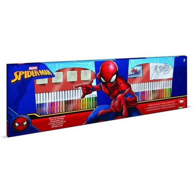 Multiprint – 3 Tampons à Imprimer Spider-Man – Pour Créations, Invitations, Déco
