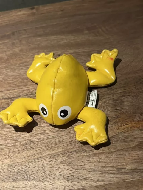 Spordas Bean Bag Frog 1996 Yellow