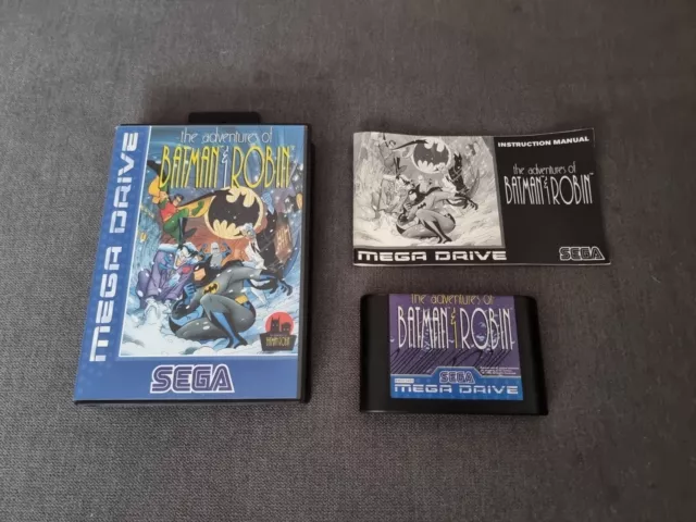 Jeu SEGA Megadrive The Adventures of Batman & Robin EUR/FRA TBE COMPLET