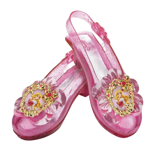 Scarpe ufficiali Disney principessa Aurora ragazze bambini costume abito elegante vestito