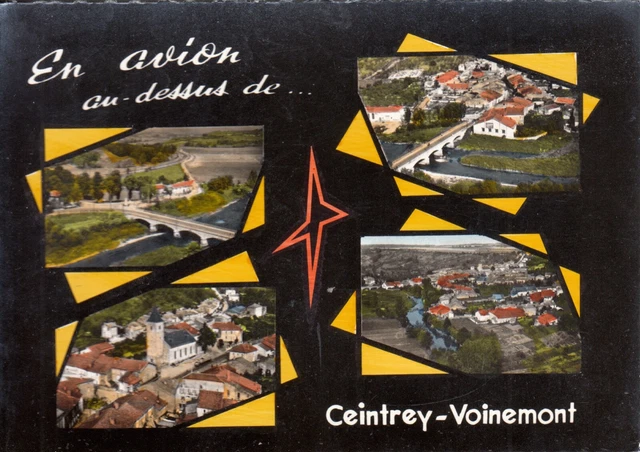 10cmX15cm MEURTHE-ET-MOSELLE CEINTREY-VOINEMONT multi-life stamped postcard