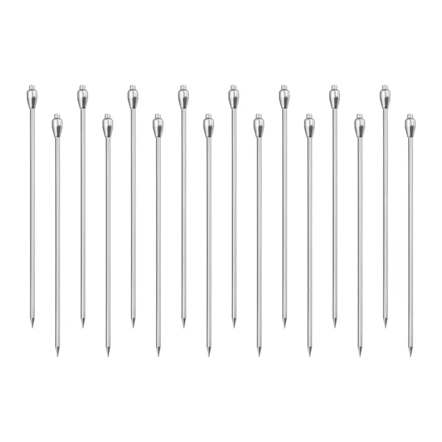 4.3" Metal Cocktail Toothpicks Drink Pick Cocktail Skewers for Cocktail 20Pcs