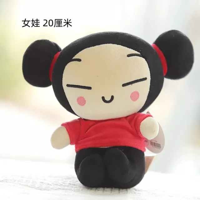 2pc PUCCA Garu Chinese Doll Stuffed statue Wedding Couple Plush Toy Kids Gift 3