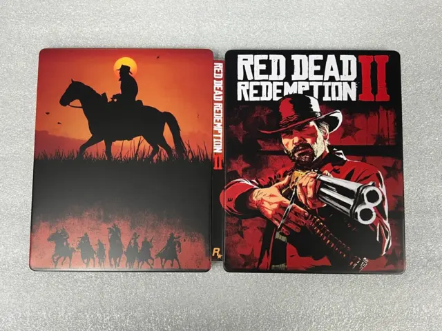 Red Dead Redeption II Custom mand steelbook case (NO GAME DISC) for PS4/PS5/Xbox