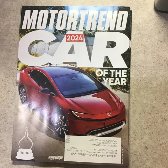 MOTOR TREND MAGAZINE (February 2024) THE TOYOTA PRIUS IS THE CAR OF THE