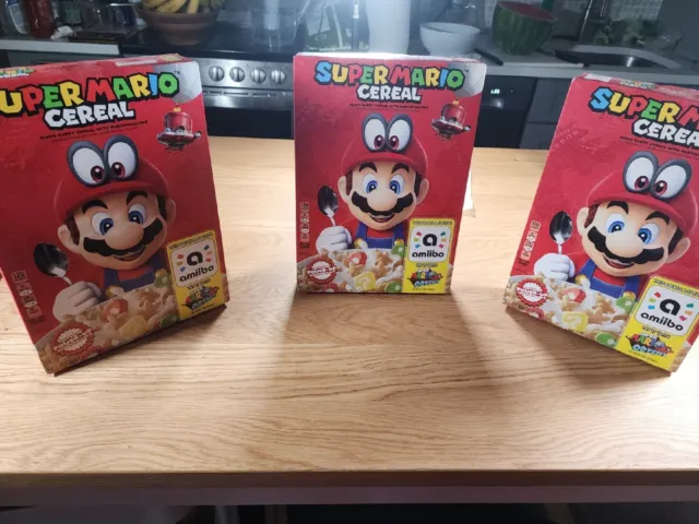 Amiibo Super Mario Odyssey Mixed Cherry Cereal Featuring Power-Up Marshmallows