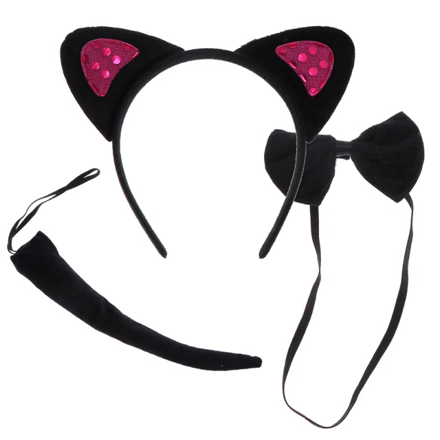 3 pz Costumi Gatto Halloween Da Donna Oggetti Decorativi Abbigliamento