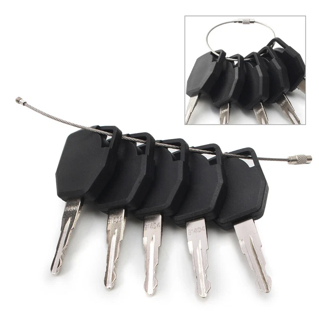 5x Keys For JCB Backhoe Heavy Equipment Ignition 760 820 860 880 970 980 #81404