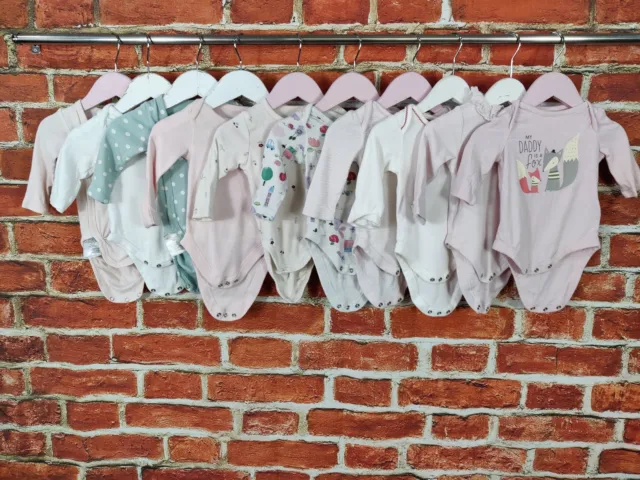 Baby Girls Bundle Age 0-3 Month Jasper Conran Gap Etc Bodysuit Vest Infants 62Cm