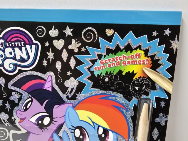 My Little Pony Scratch Fantastic Art Activity Pad *Brand New* Hinkler 3