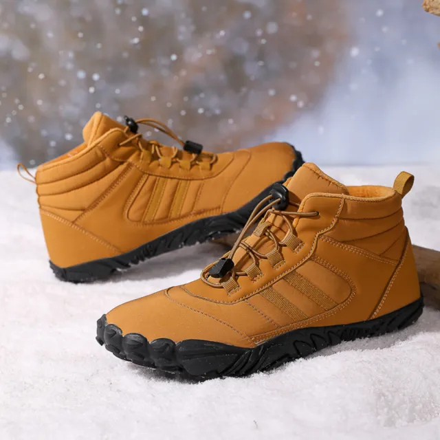 Fur Lined Snow Boot Lace Up Boots Women Men Winter Warm Snow Boots for Winter
