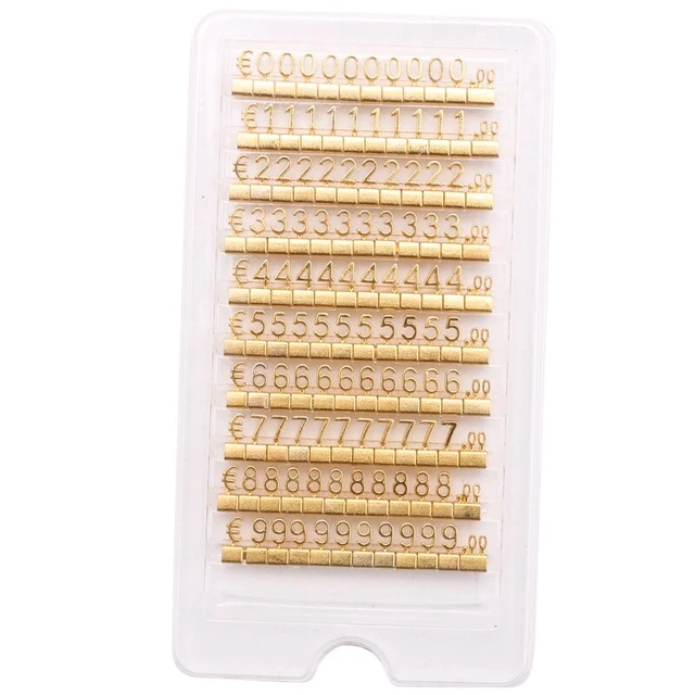 10 Sets 3D Metal Shelves Adjustable Price Square Kit for Shop Display JewelI3