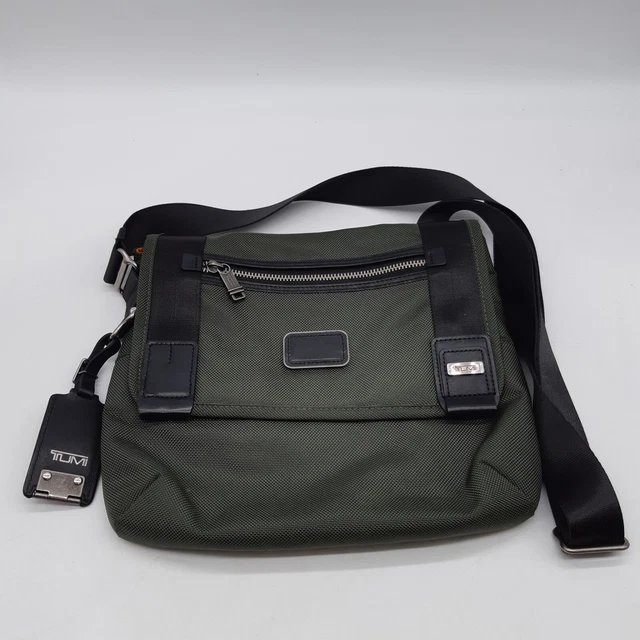 Tumi Alpha Bravo Green Beale Mini Shoulder Satchel Bag 22372SPH (#H1/19)