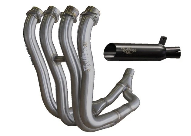 VooDoo Shorty Full Exhaust System Natural/Black #VEFSGSXR6/7/1K1B fits Suzuki